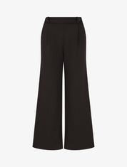 Pantalon long épais coupe ample - Noir - 1