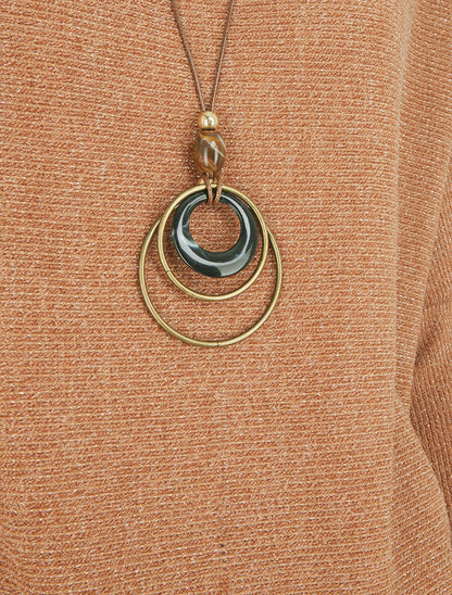 Pull côtelé et irisé - Camel - 3