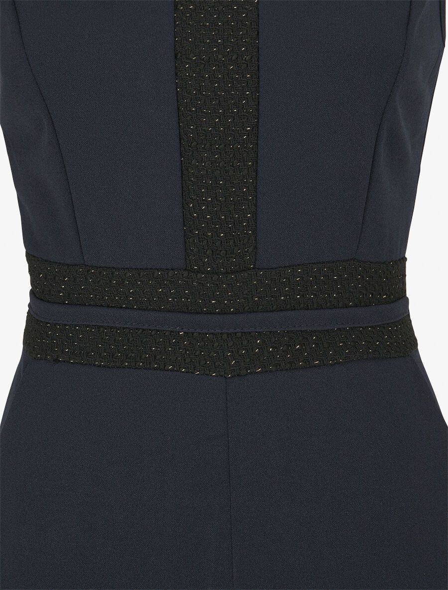 Combinaison à bande irisée - Marine - 3