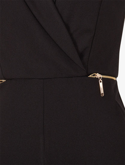 Combinaison droite à zips - Noir - 3