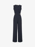Combinaison droite à zips - Marine - 4