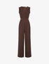 Combinaison droite à zips - Marron - 4