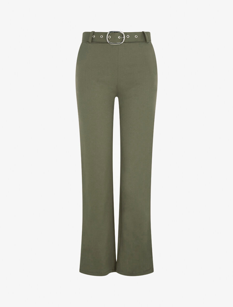 Pantalon long stretch - Kaki - 1