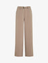 Pantalon ample taille haute uni - Taupe - 4
