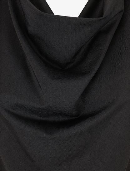 Body uni à col bénitier - Noir - 3