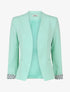 Veste droite à épaulettes - Vert d&