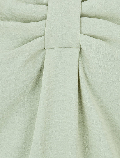 Top sans manches à col V - Vert d&