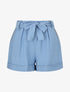 Short uni à revers - Bleu ciel - 1