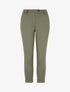 Pantalon slim à revers - Kaki - 1