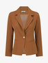 Blazer uni boutonné - Camel - 1