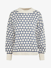 Pull en grosse maille à motif nid d&