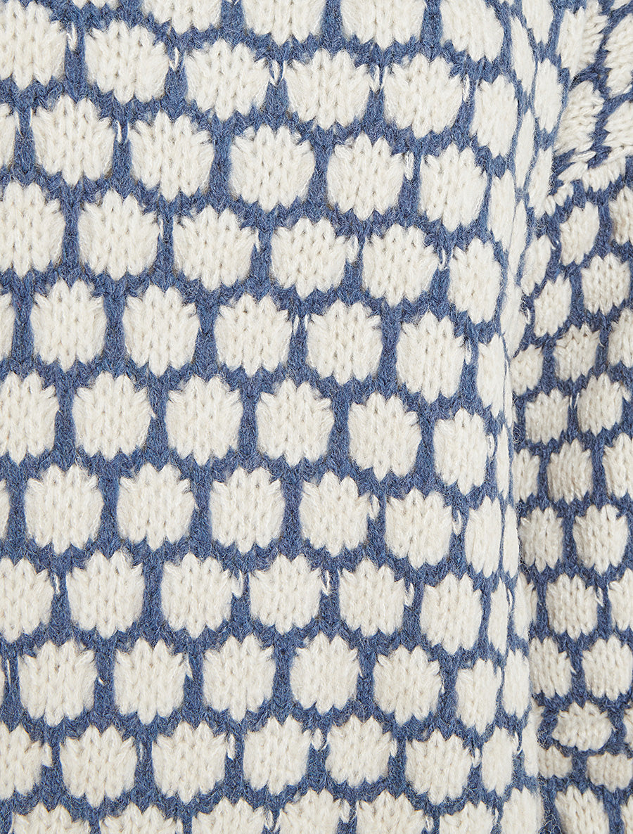 Pull en grosse maille à motif nid d&