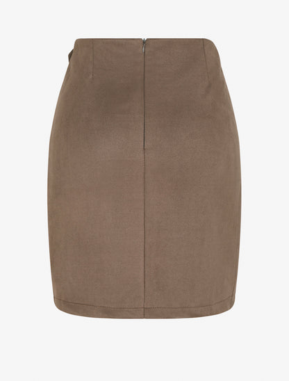 Wickelrock mit Öse - Braun