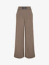 Pantalon à empiècement stylisé - Taupe - 1