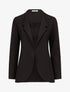 Veste à col biseauté - Noir - 1