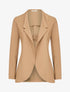 Veste à col biseauté - Taupe - 1