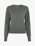 Pull uni à boutons décoratifs - Vert militaire - 1