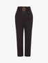 Pantalon de tailleur paperbag - Noir - 1