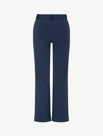 Pantalon droit ceinturé - Marine - 2