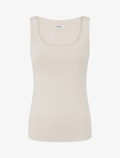 Débardeur classique uni - Beige - 1