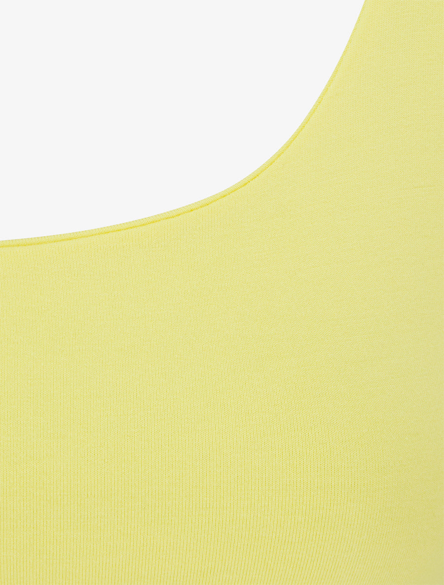 Klassisches einfarbiges Tanktop - Gelb