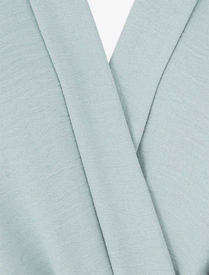 Combinaison sans manches à col cache-coeur - Bleu clair - 3