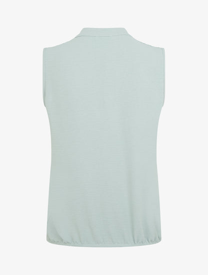 Top sans manches à détail brodé - Vert d&