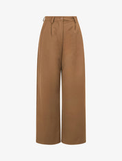 Pantalon de tailleur coupe droite - Marron clair - 1