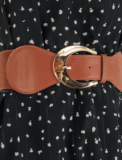 Robe à bretelles chaînes imprimé moucheté - Noir - 3