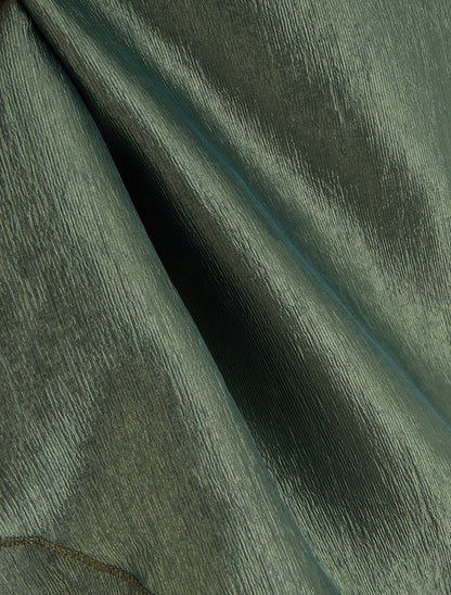 Caraco en tissu texturé - Kaki - 3