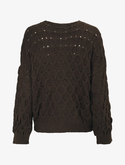 Gilet uni boutonné - Marron - 2