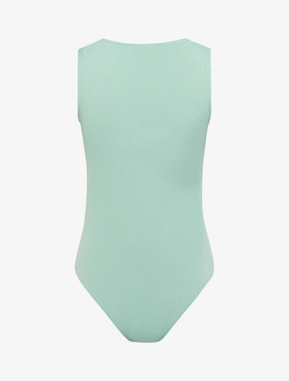 Body stretch à empiècement bijou - Vert menthe - 2