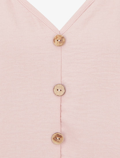 Caraco fluide à volants - Rose - 3