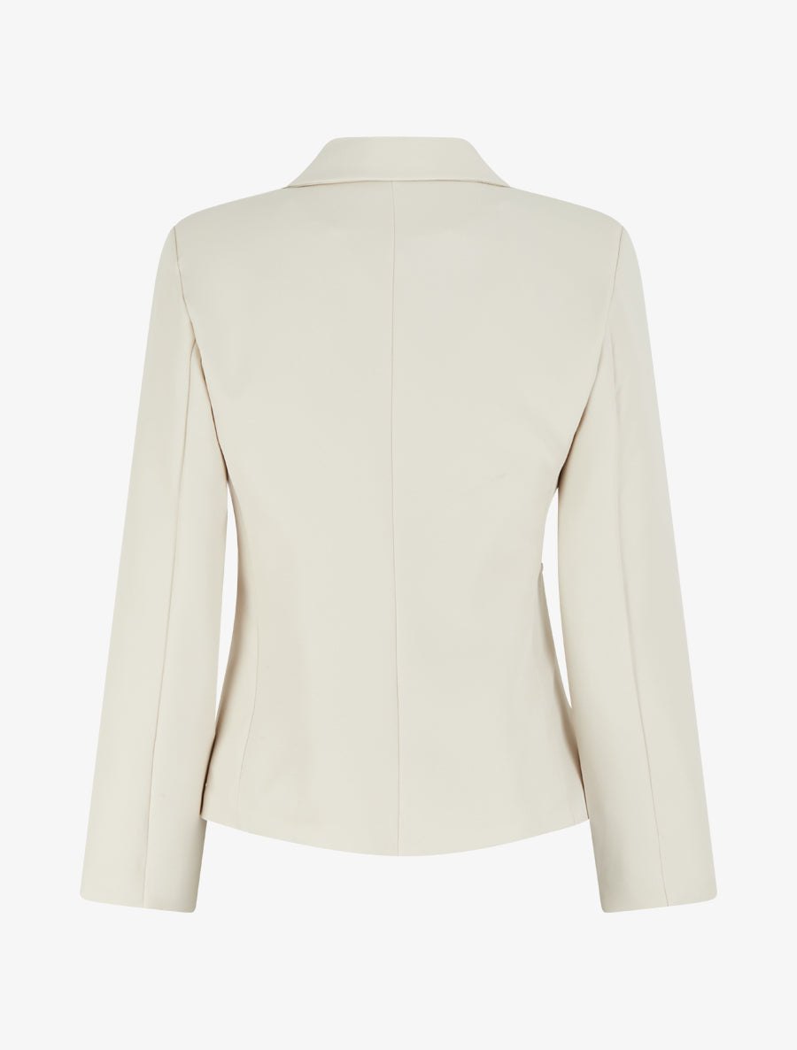 Blazer droit classique - Beige - 2