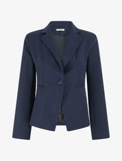 Blazer droit classique - Marine - 1
