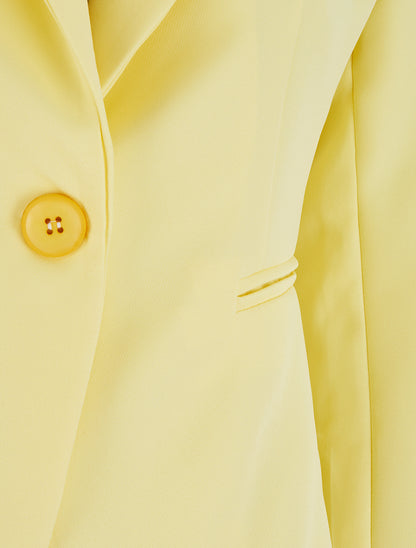 Blazer droit classique - Jaune - 3