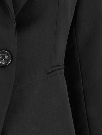 Blazer droit classique - Noir - 3