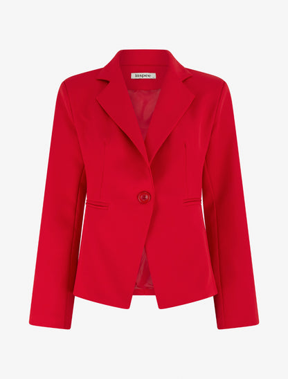 Blazer droit classique - Rouge - 1
