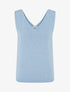 Top sans manches irisé - Bleu ciel - 1