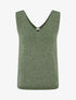Top sans manches irisé - Kaki - 1