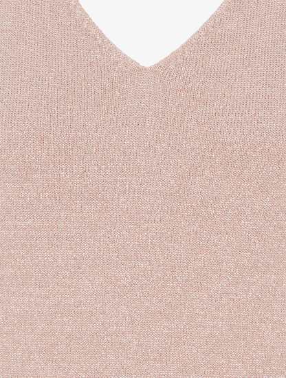 Top sans manches irisé - Rose - 3