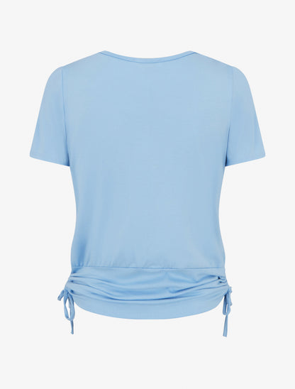 Top effet superposé à chaînes - Bleu ciel - 2