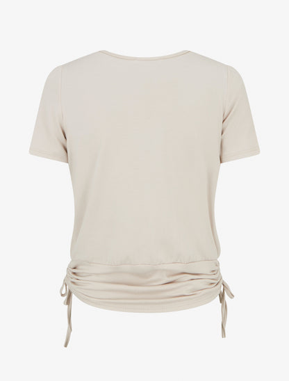 Top effet superposé à chaînes - Beige - 2