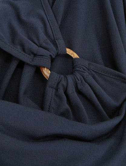 Top classique cache-coeur - Marine - 3