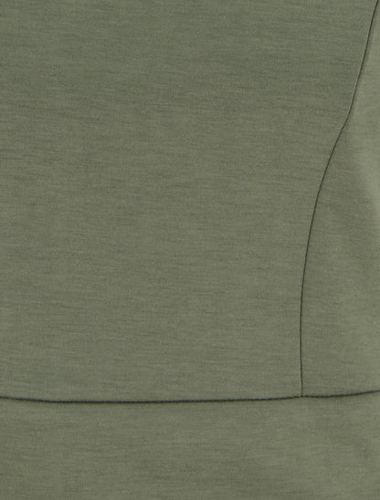 Robe ajustée à boutons décoratifs - Kaki - 3