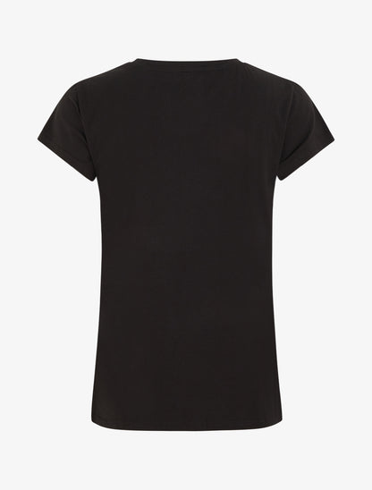 T-shirt à strass motif parapluie - Noir - 2