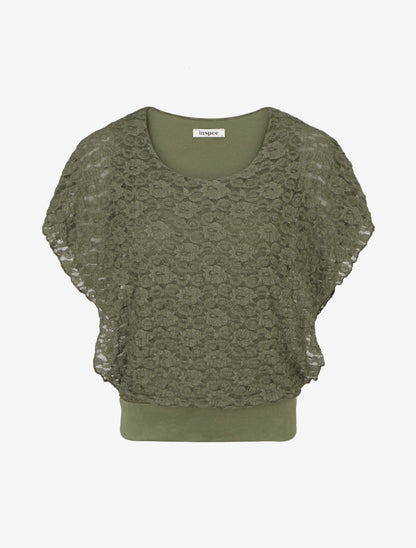 Spitzenkugel aus Spitze - Kaki