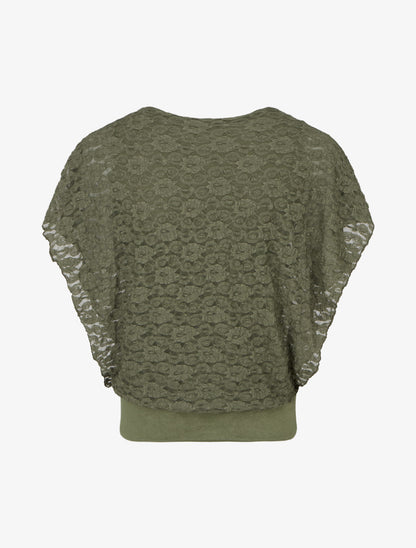 Spitzenkugel aus Spitze - Kaki