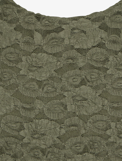 Spitzenkugel aus Spitze - Kaki