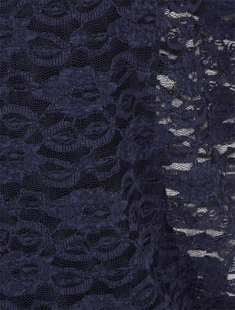 Spitzenkugel aus Spitze - Marine